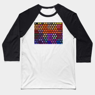 Trendy Dot Pattern Baseball T-Shirt